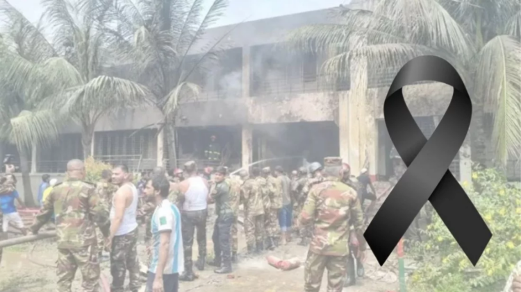 উত্তরায় বিমান বিধ্বস্ত: পালিত হচ্ছে রাষ্ট্রীয় শোক